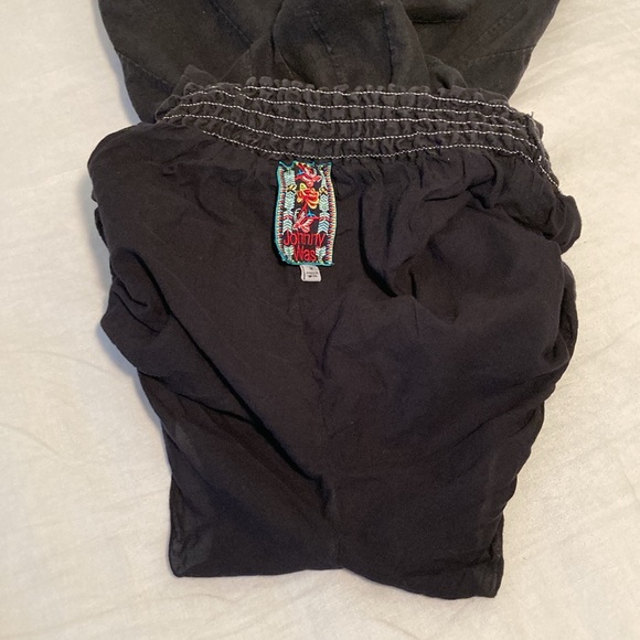 Johnny Was crop lace cotton black pants M - Picture 13 of 16